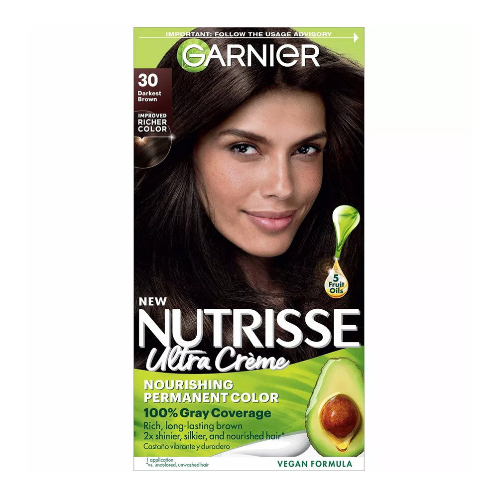 Garnier Nutrisse Nourishing Permanent Hair Color Creme 30, 1 Ea